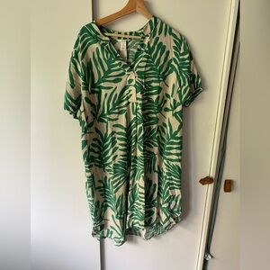 H&M tropical print dress